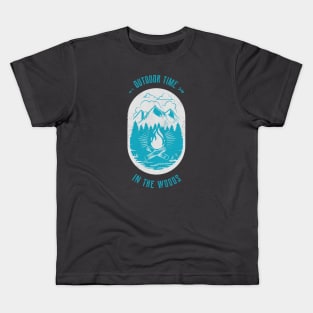 Outdoor Time in the Woods Kids T-Shirt